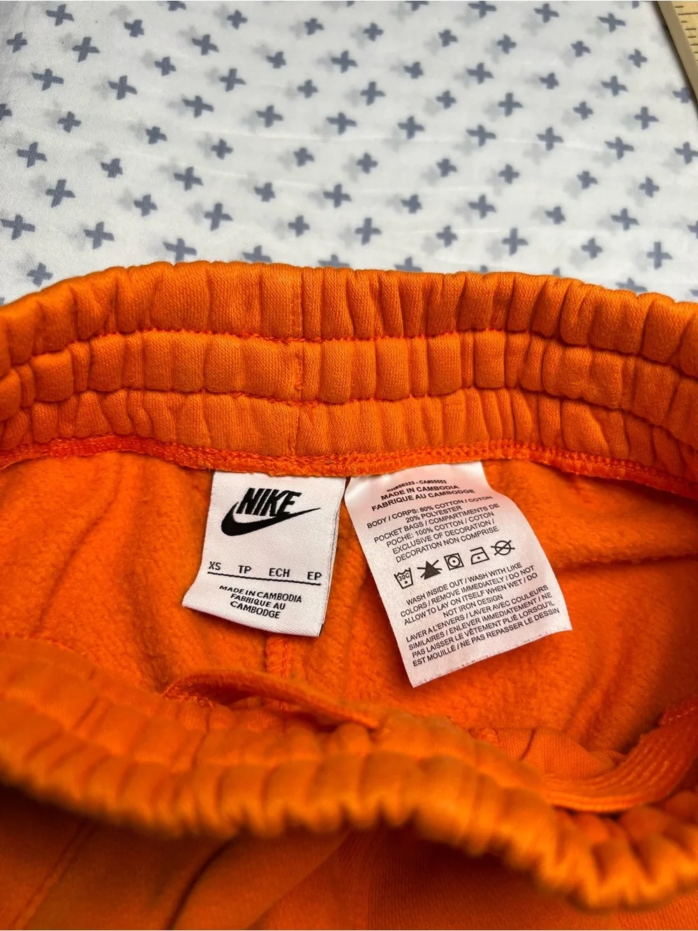 Nike Bright Orange Logo Joggers for Kids